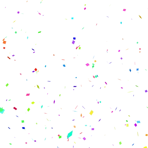 Confetti explosion
